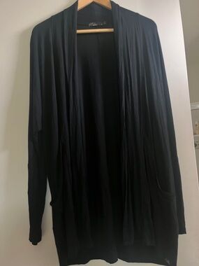 Prana foundation jersey knit Open-Front Cardigan Top